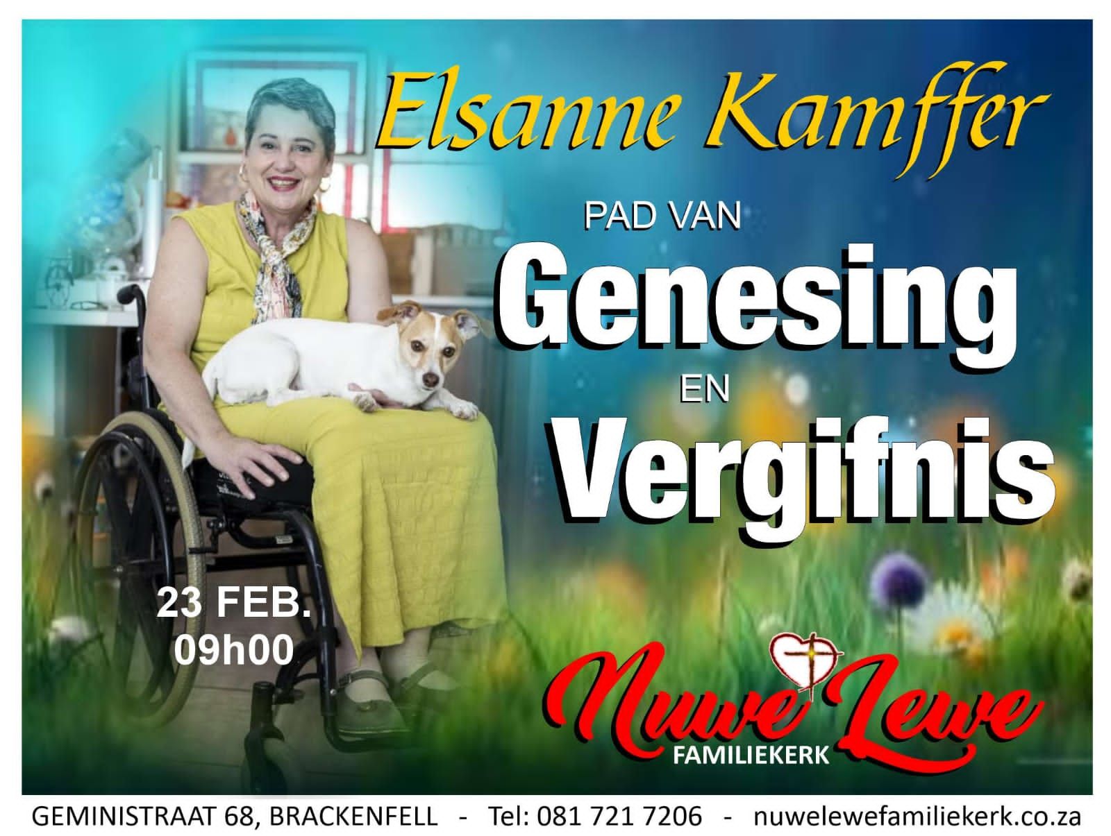 Genesing en vergifnis -Elsanne Kamfferr