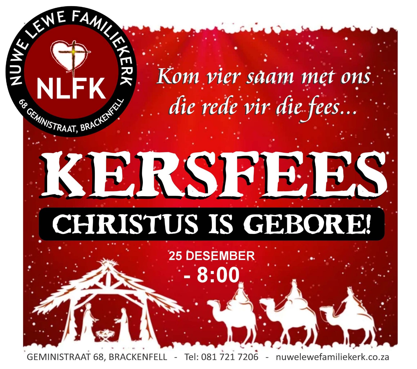 Kersfees Christus is gebore
